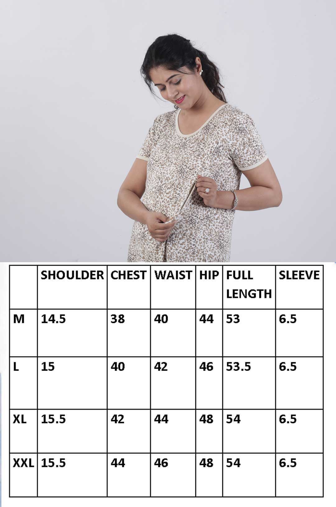 ANIMAL PRINT  STRETCHABLE NIGHTY